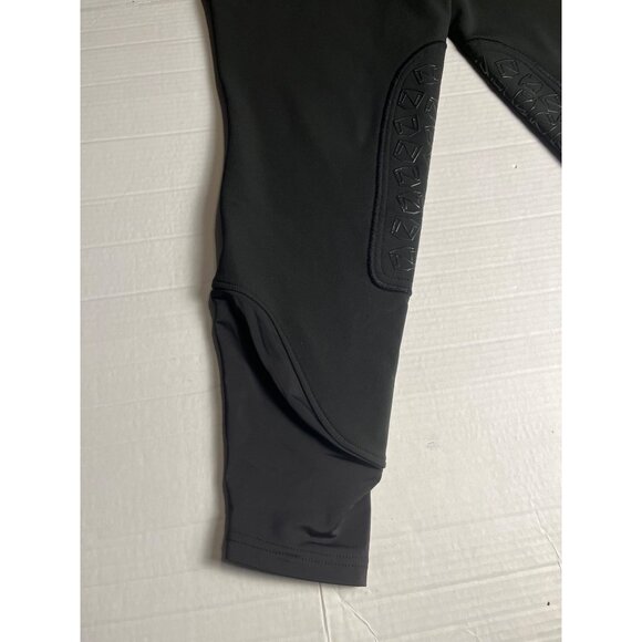 Noble Outfitters mens Equestrian Breeches 38R Black Grip Patches Horse Riding - Picture 7 of 15